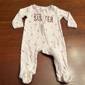 Carter’s Little Sister Pajamas - Dual Zipper